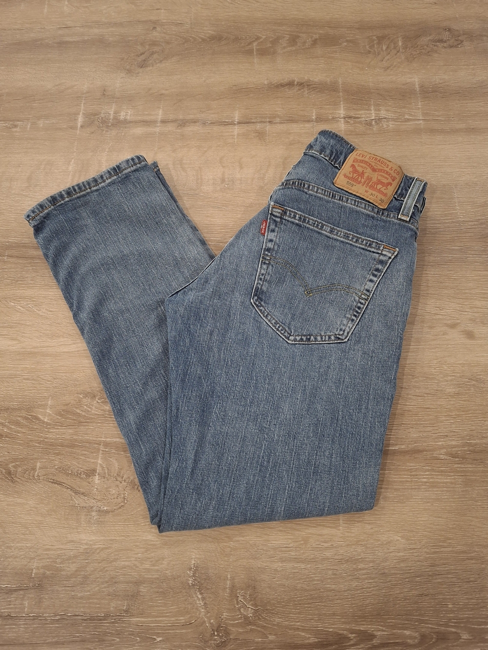 Levi's 559 Relaxed Straight Fit Men's Jeans W30 L30 Medium Wash Denim
